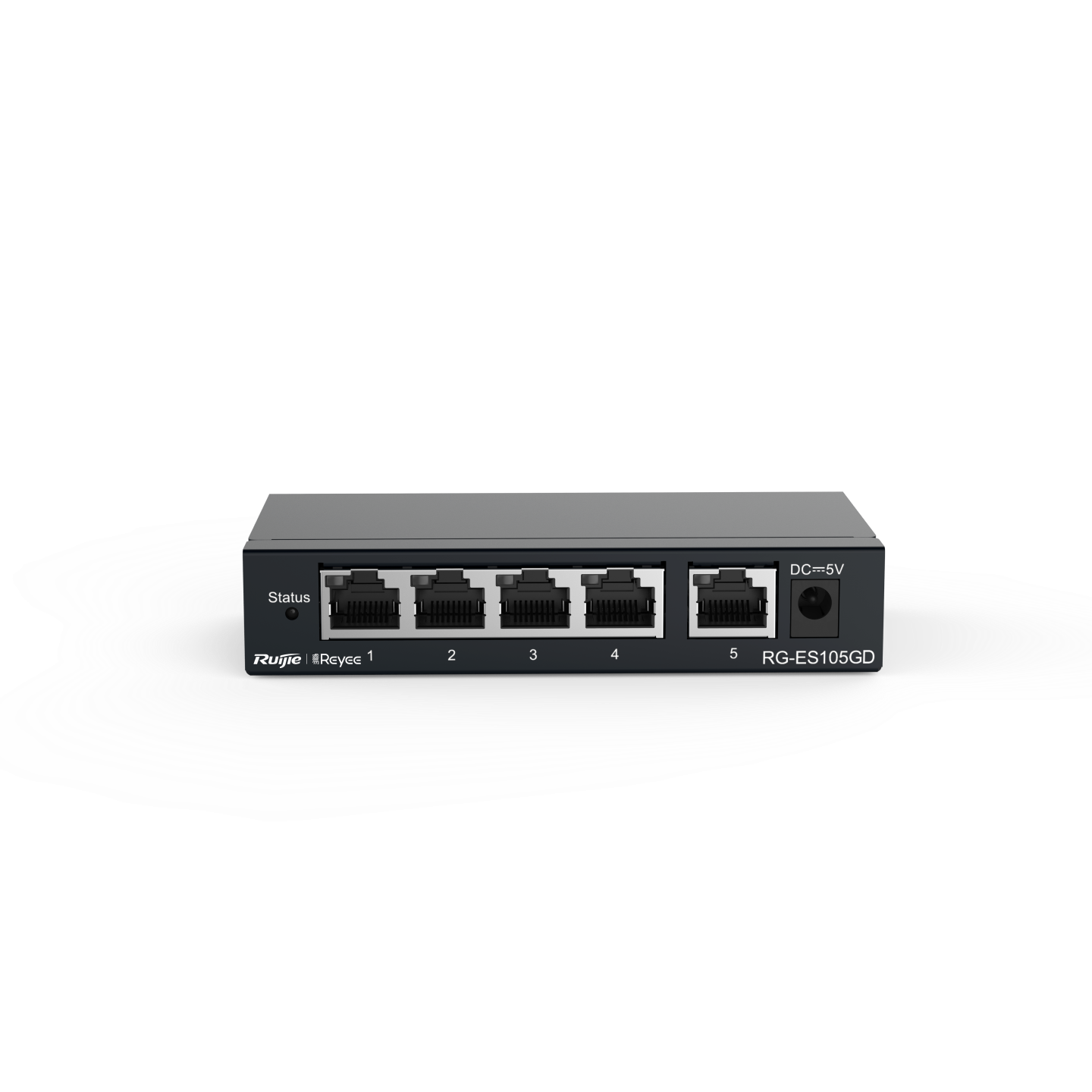 Unmanaged switch 5 cổng RUIJIE RG-ES105GD tốc độ chuyển mạch 10Gbps, có đèn chỉ báo