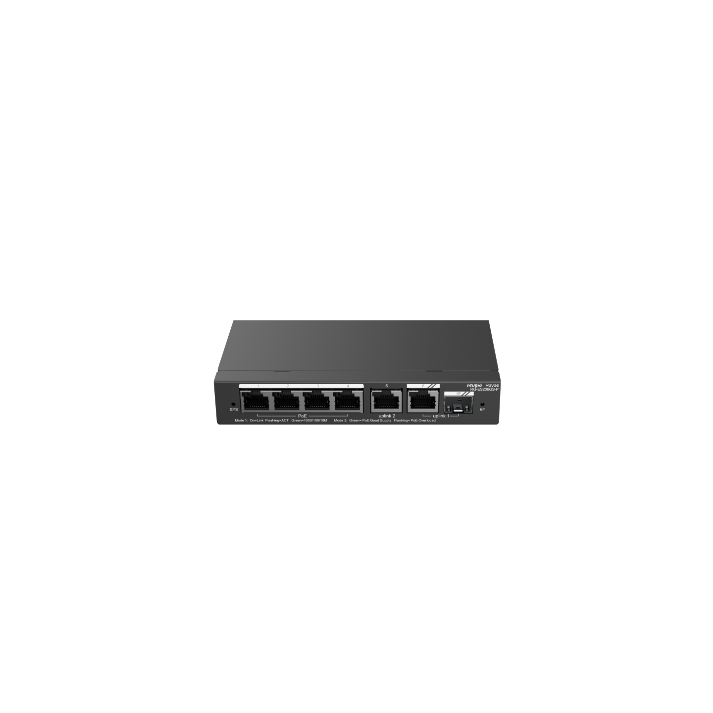 Smart Managed PoE Switch 6 Cổng RUIJIE RG-ES206GS-P