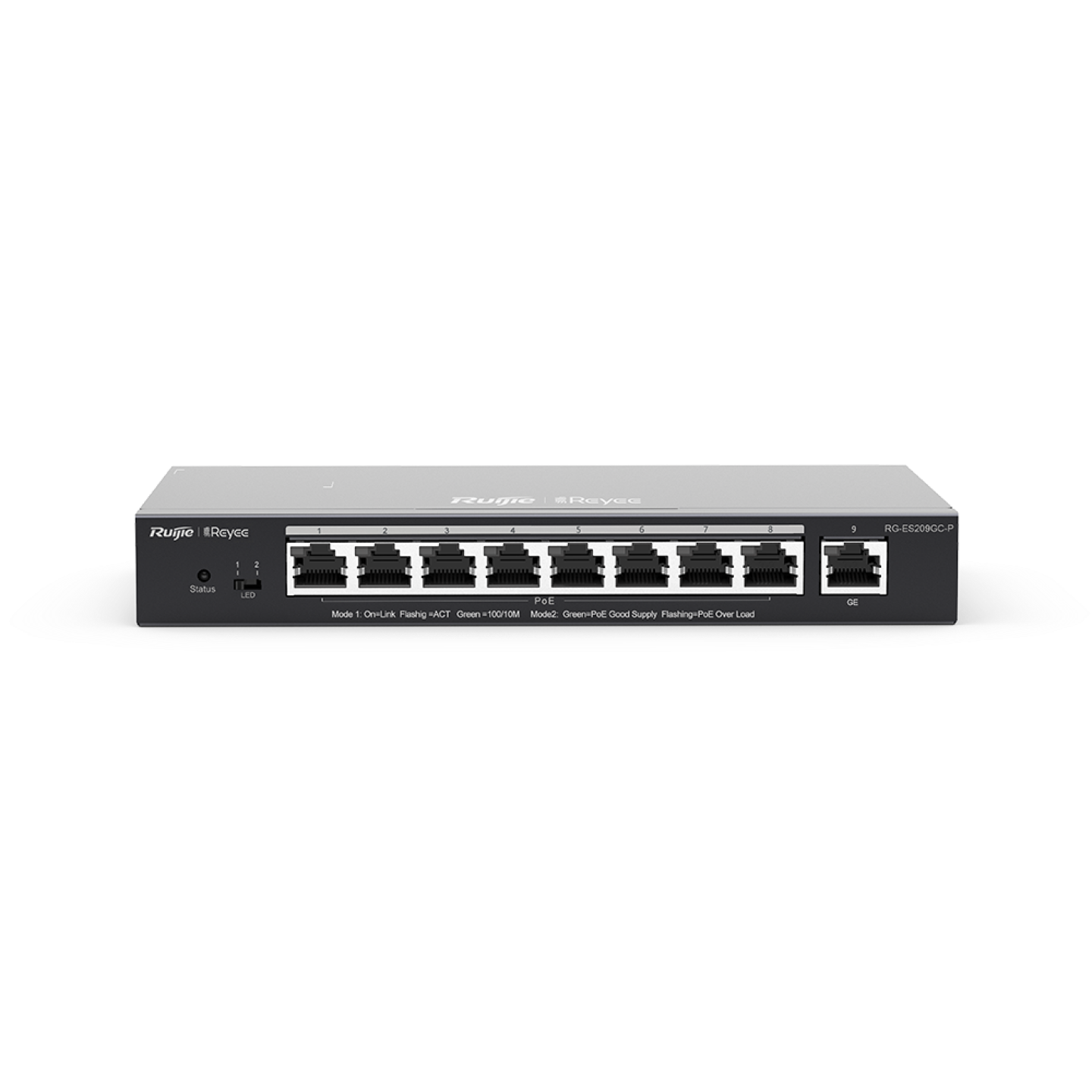 Smart Managed Switch POE 9 cổng RUIJIE REYEE RG-ES209GC-P