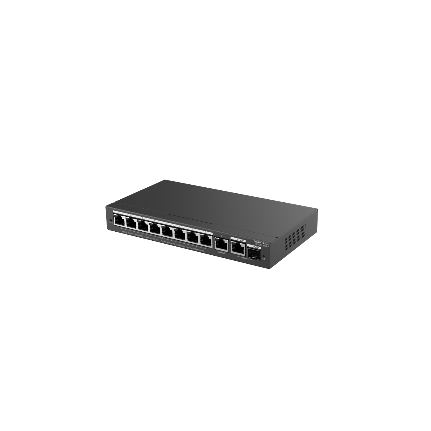 Smart Managed Switch POE 10 cổng Reyee RG-ES210GS-P 10/100/1000BASE-T