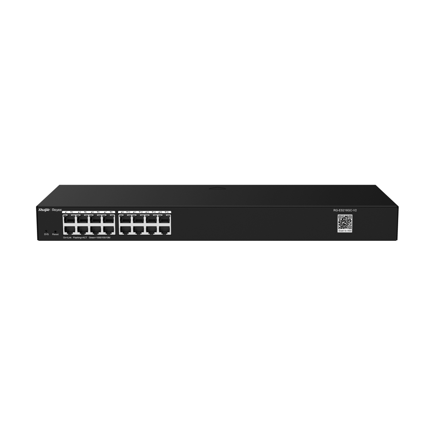 Layer 2 Smart Managed Switch 16 cổng Ruijie RG-ES216GC-V2 16 x 10/100/1000BASE-T