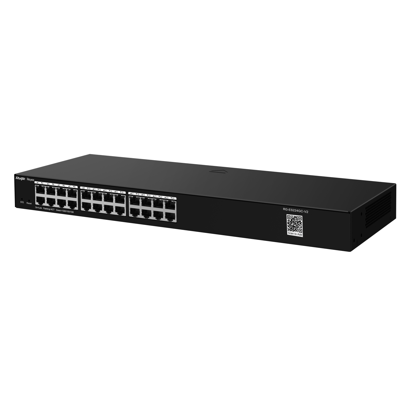 Layer 2 Smart Managed Switch 24 cổng Ruijie RG-ES224GC-V2 24 x 10/100/1000BASE-T
