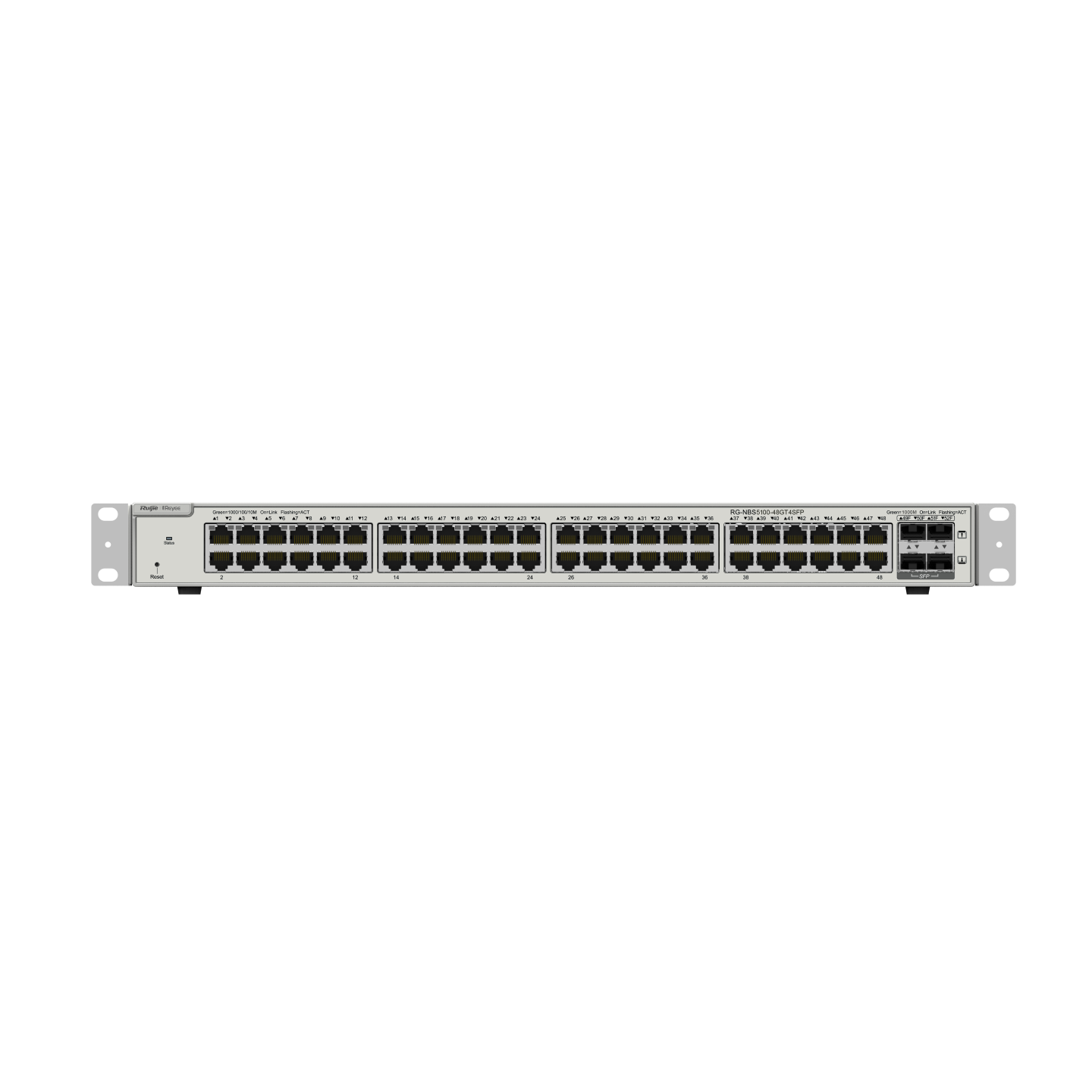 RG-NBS5100-48GT4SFP, Thiết bị chuyển mạch Gigabit lớp 3 phi PoE loại 52 cổng