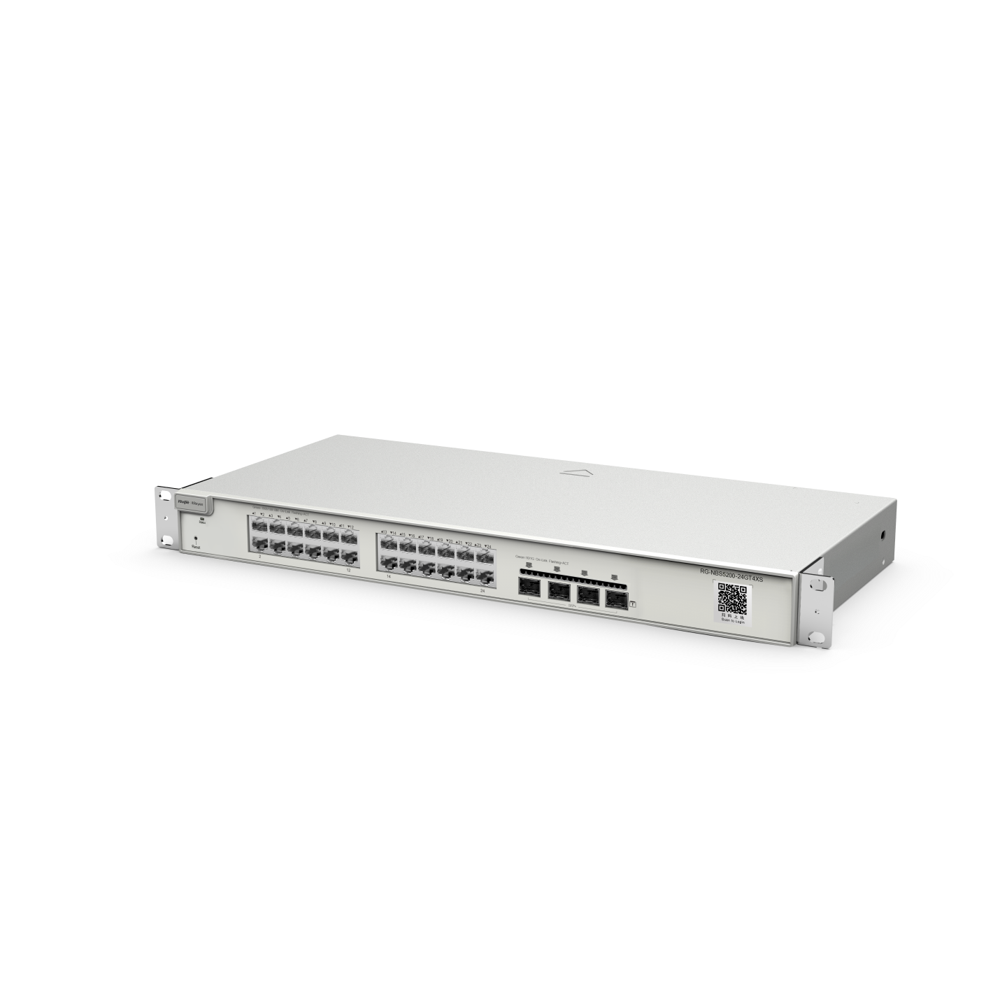 RG-NBS5200-24GT4XS, Thiết bị chuyển mạch Gigabit lớp 3 phi PoE loại 24 cổng, 4 uplink SFP+