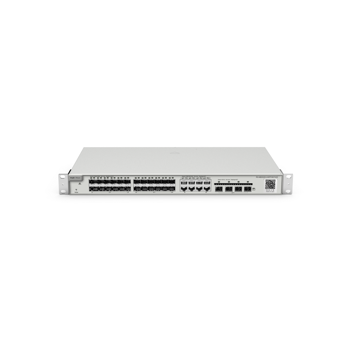 RG-NBS5200-24SFP/8GT4XS, Thiết bị chuyển mạch Gigabit lớp 3 phi PoE loại 24 cổng