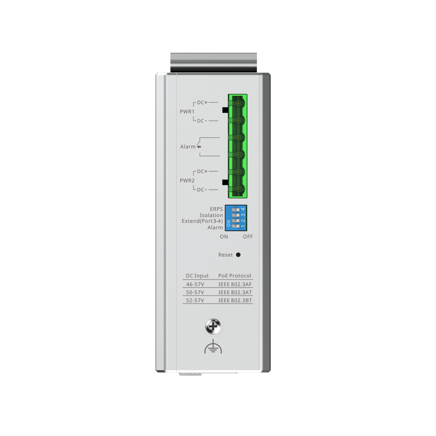 RG-NIS2100-4GT2SFP-HP, Thiết bị chuyển mạch Công nghiệp được Quản lý trên Cloud 6 cổng