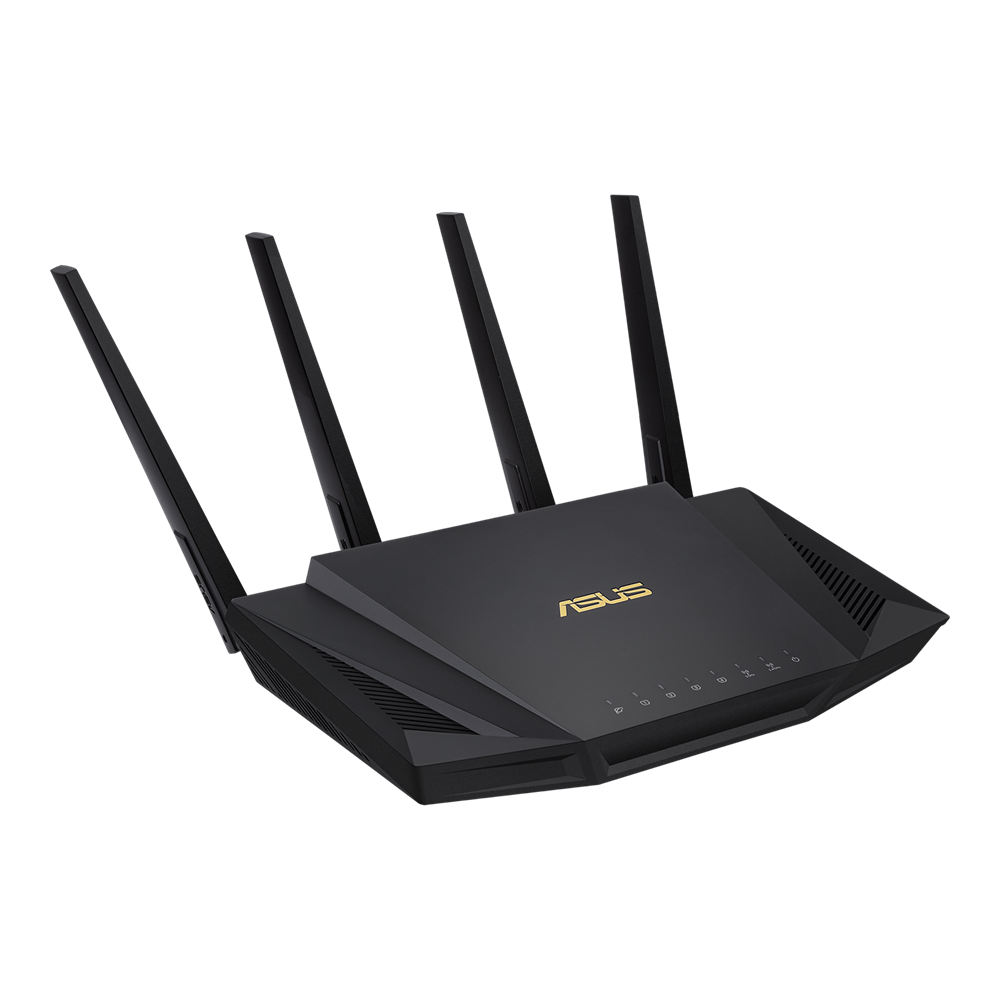 Router Wifi 6 ASUS RT-AX58U gaming Băng tần kép 3000mpbs