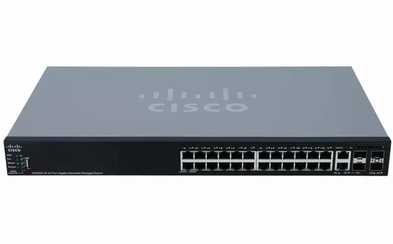Cisco 24-Port Gigabit Stackable Managed Switch - SG550X-24-K9