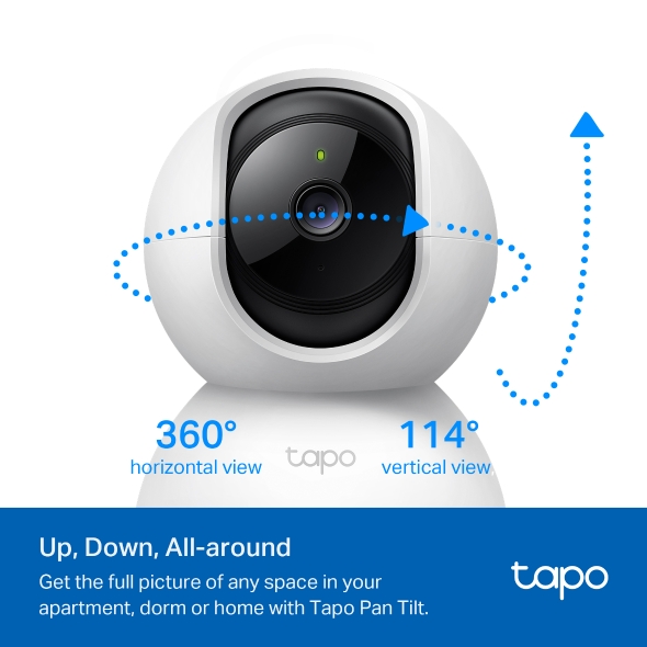 Camera WI-Fi An Ninh Cho Gia Đình Quay Quét Tapo C210P2