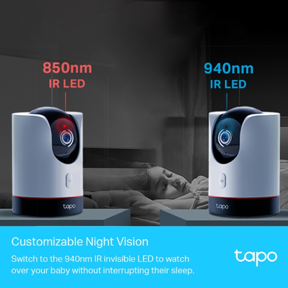 Camera WiFi TP-Link Quay Quét 360 độ 4MP Tapo C225