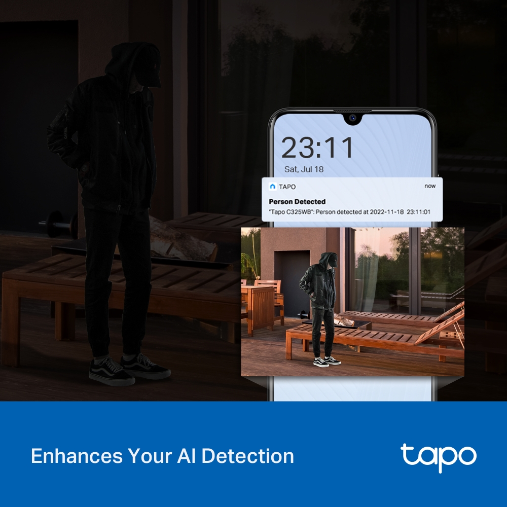 Camera WiFi TP-Link Ngoài Trời Tapo C325WB