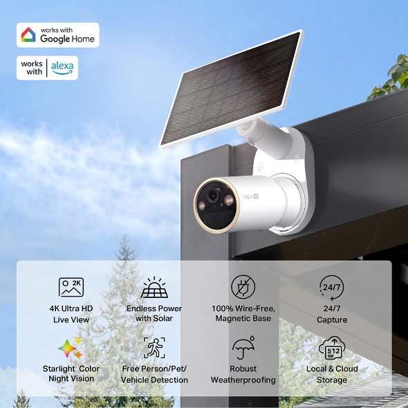 Bộ Camera An Ninh Năng Lượng Mặt Trời Tapo C460 KIT