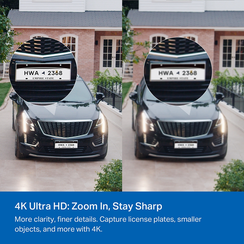 Camera AI 4K An ninh Không dây Dùng pin Ngoài trời Tapo C460