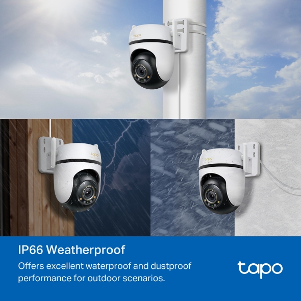 Camera  WiFi TP-Link Quay Quét Ngoài Trời 360 5MP Tapo C530WS