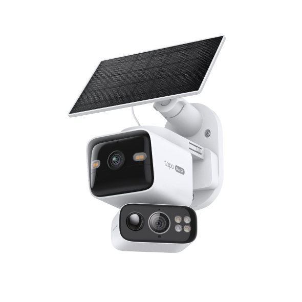 Kit Camera An ninh Năng lượng Mặt trời Quay Quét Ống kính Kép Tapo C645D KIT