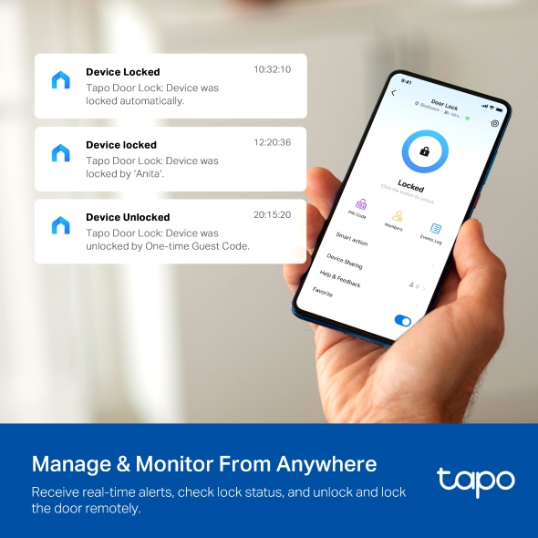 Khóa Cửa Wi-Fi Thông Minh Tapo DL105