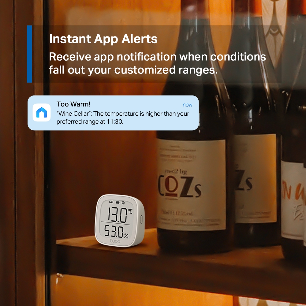 Cảm biến nhiệt độ & độ ẩm thông minh Tapo T315