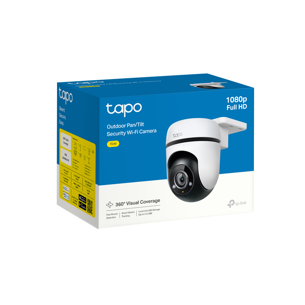 Camera WiFi TP-Link Ngoài Trời Quay Quét Tapo TC40