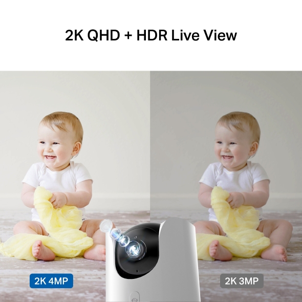 Camera AI Wi-Fi An Ninh Gia Đình Quay Quét trong nhà Tapo TC73