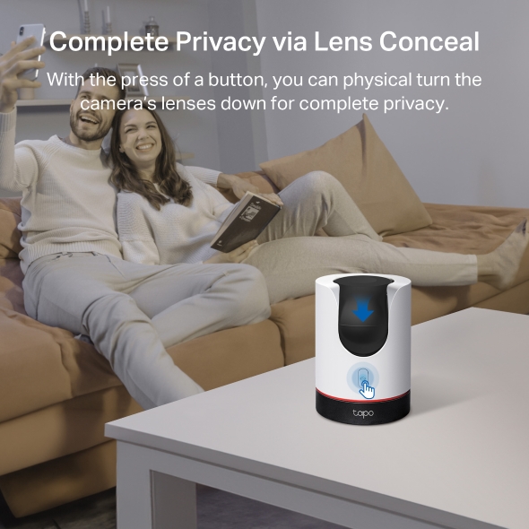 Camera AI Wi-Fi An Ninh Gia Đình Quay Quét trong nhà Tapo TC73