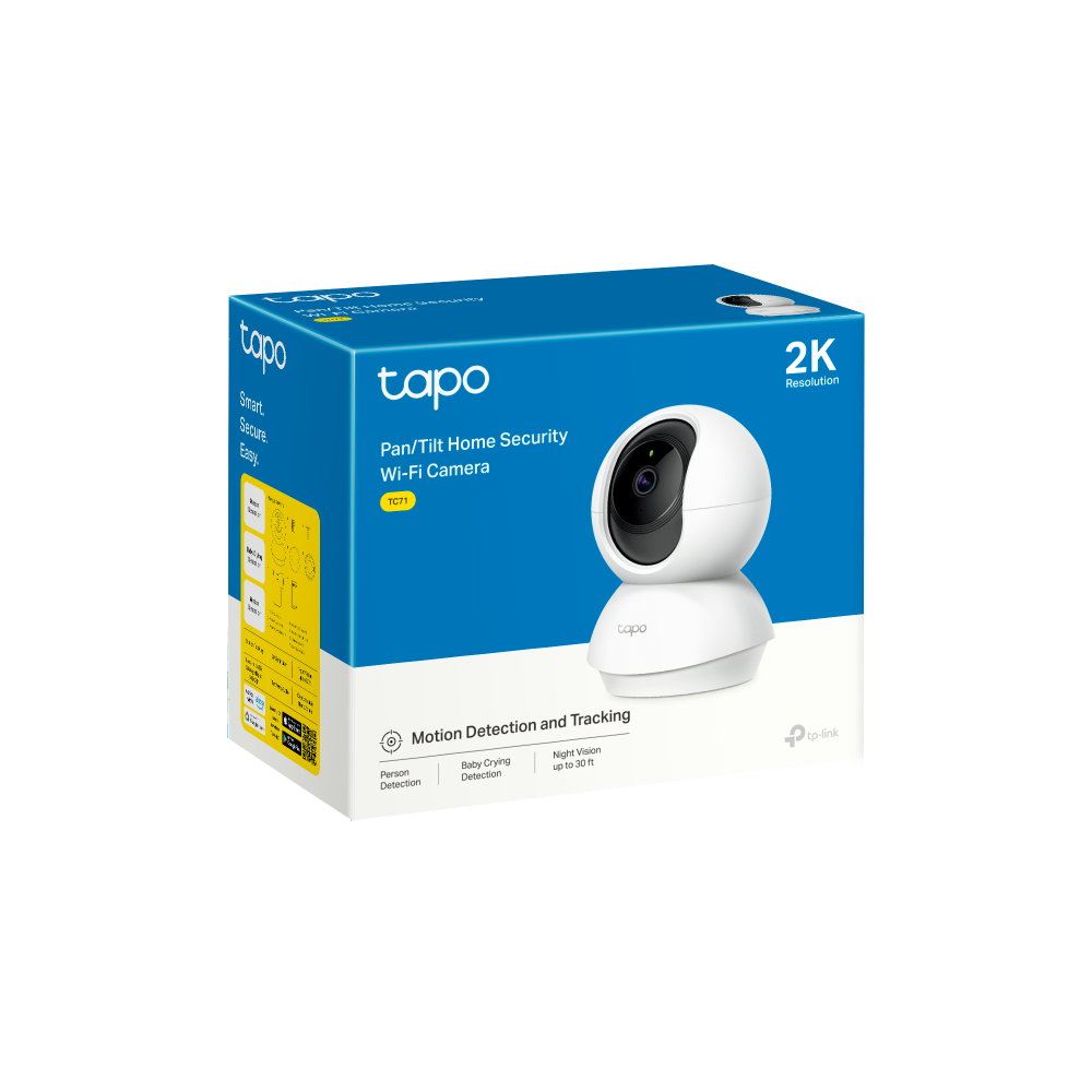 Camera WiFi TP-Link 2K 3MP Quay Quét An Ninh Cho Gia Đình Tapo TC71