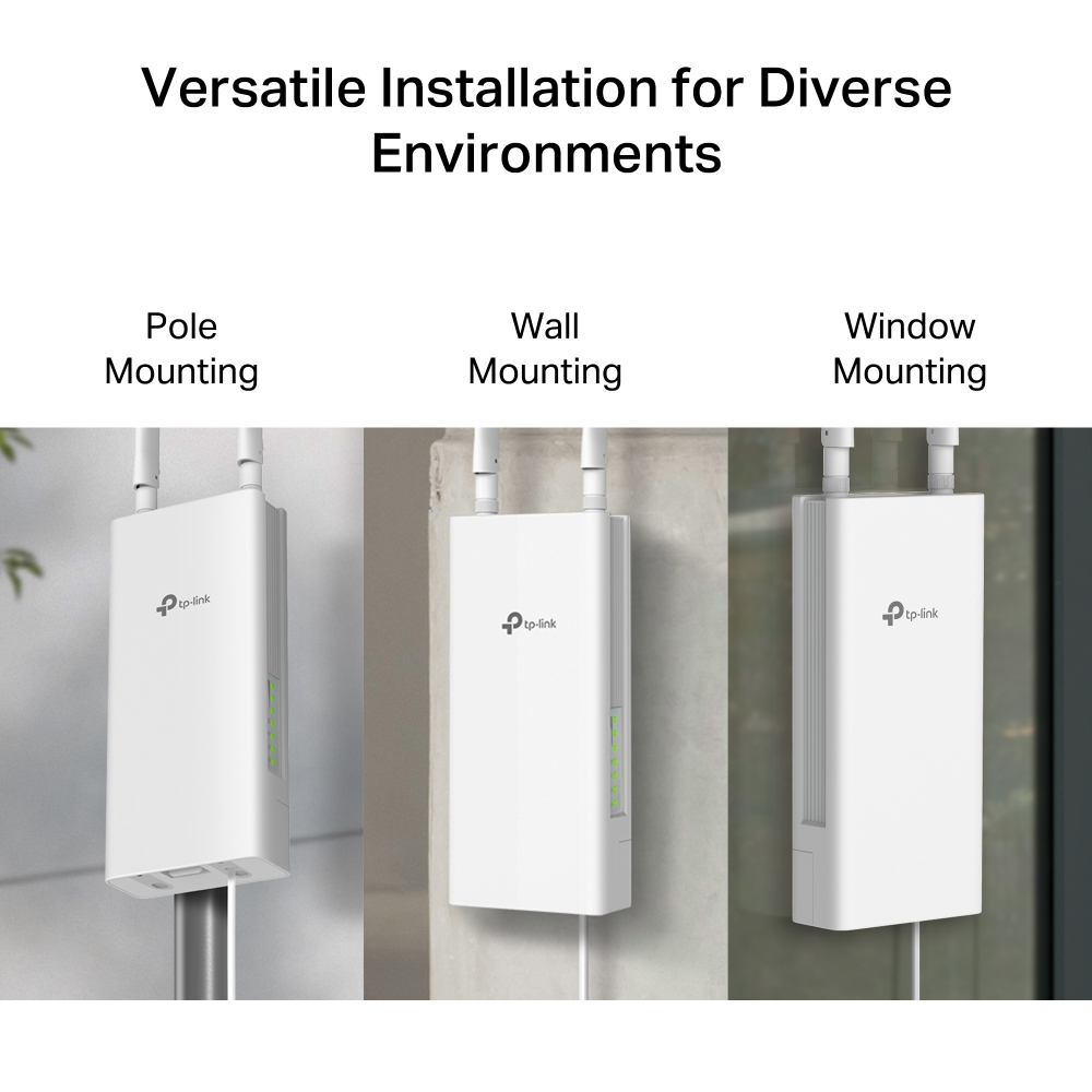 Bộ Phát Router Wifi TP-Link Ngoài Trời Wi-Fi 4G Tốc Độ 300 Mbps TL-MR100-Outdoor