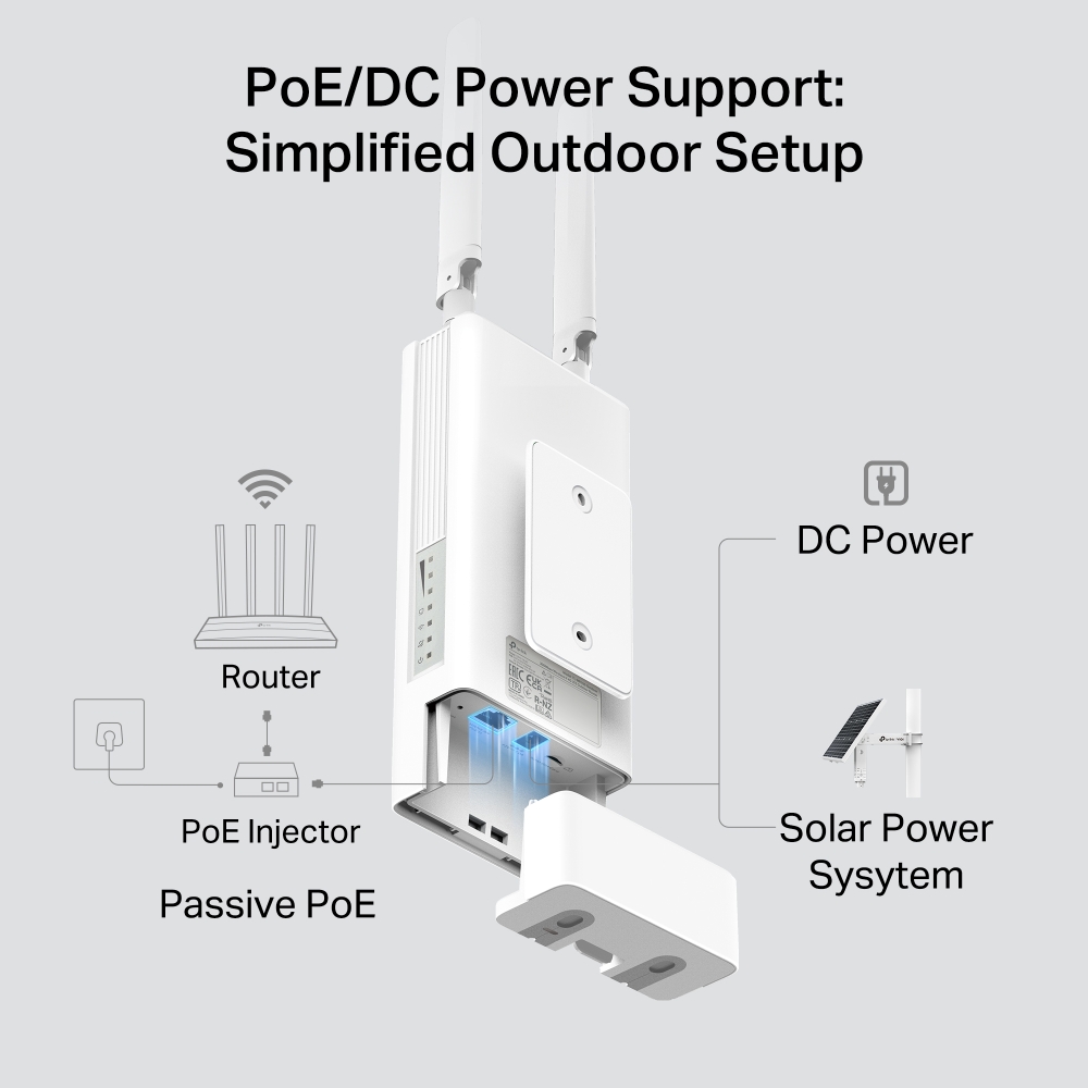 Bộ Phát Router Wifi TP-Link Ngoài Trời Wi-Fi 4G Tốc Độ 300 Mbps TL-MR100-Outdoor