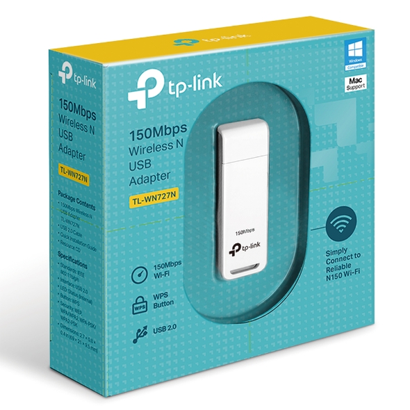 Bộ thu USB Wifi TP-Link TL-WN727N chuẩn N tốc độ 150Mbps