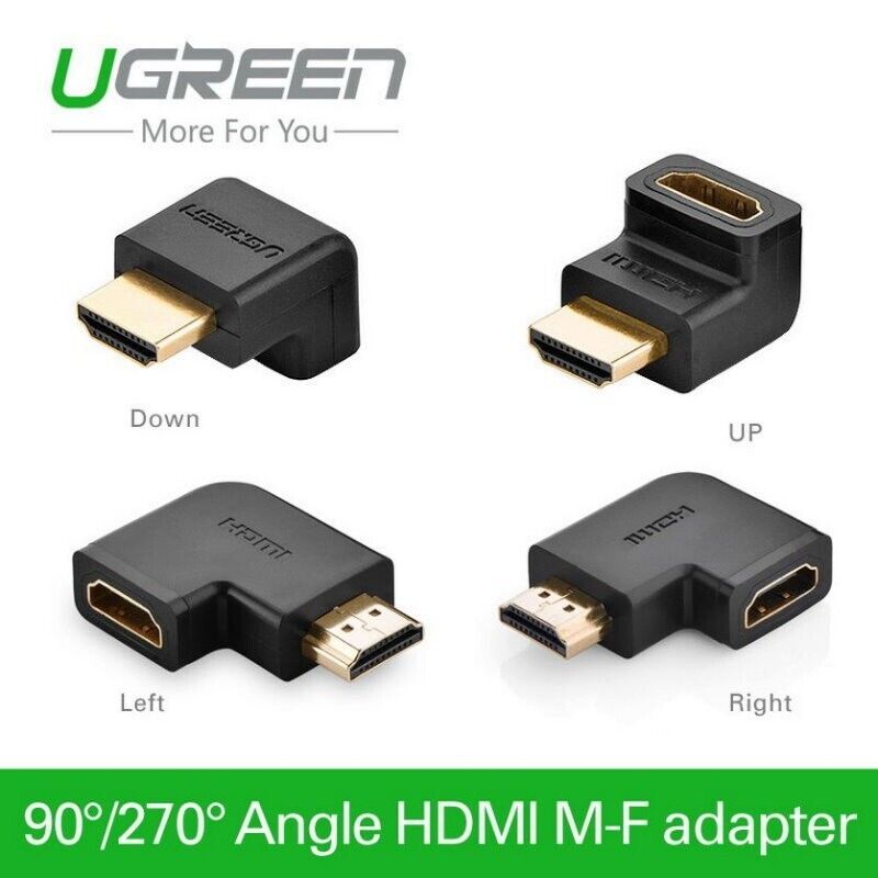 Đầu nối HDMI 90 độ - bẻ xuống Ugreen 20109