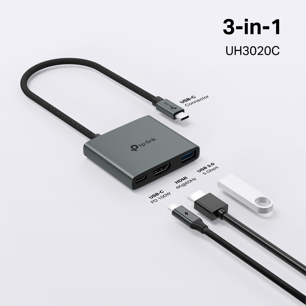 Hub USB Type-C 3 Cổng TP-Link UH3020C