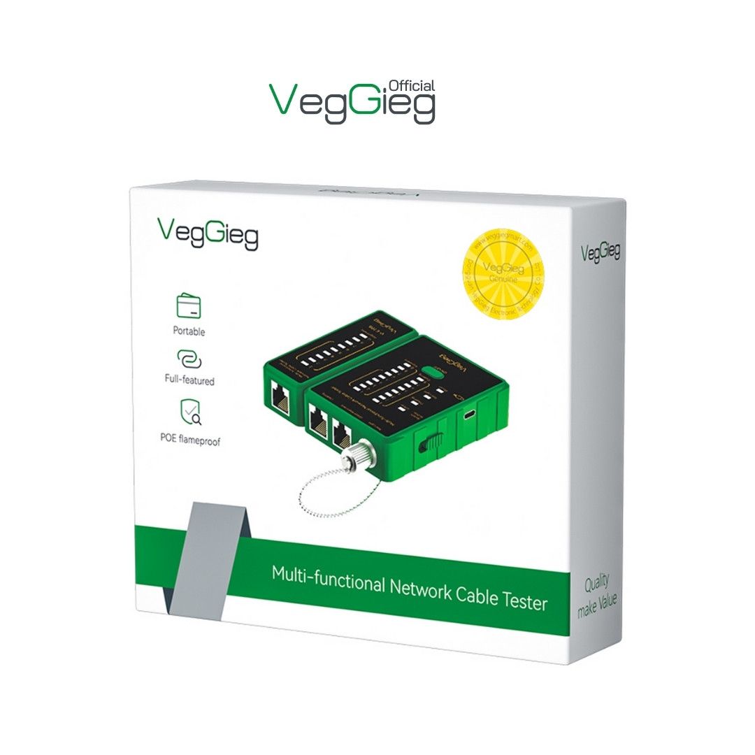 Máy Test Dây Mạng Đa Năng (Chuyên nghiệp) VegGieg V-E105