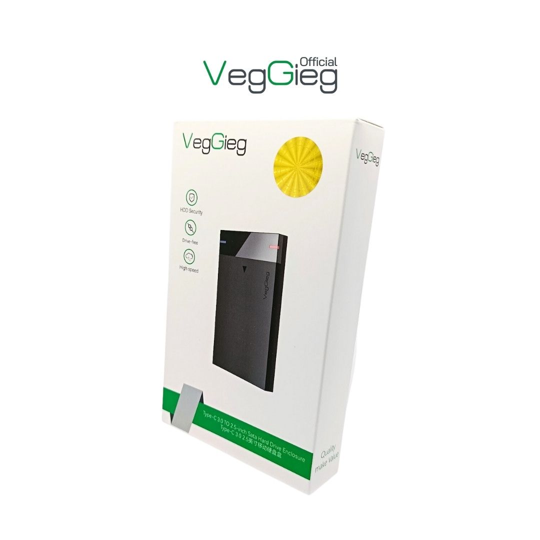 Box ổ cứng USB 3.0 Cáp Type-C VegGieg V-GM02