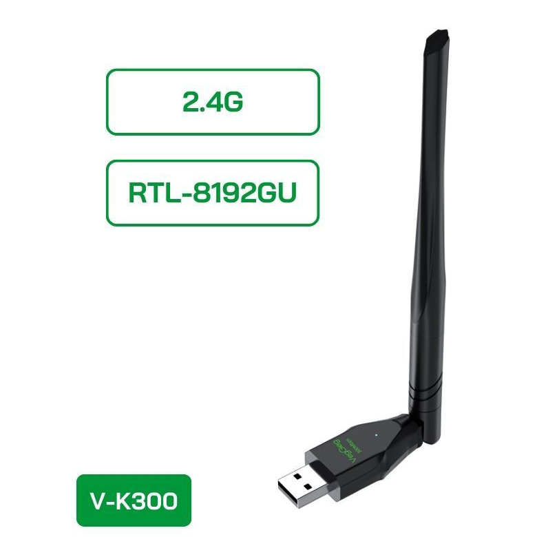 USB thu WiFi VegGieg RTL-8192GU 300Mbps (1 Angten) V-K300