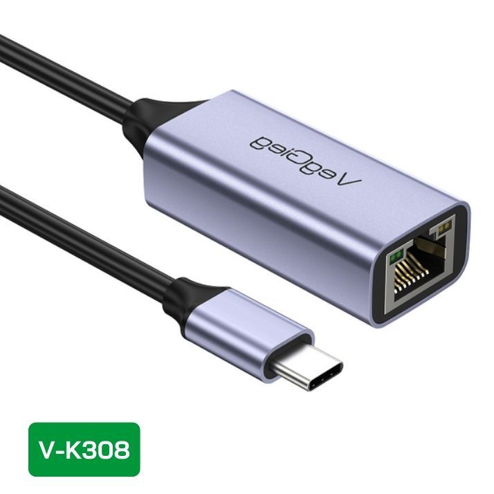 Cáp Chuyển Type-C 3.0 sang LAN VegGieg V-K308