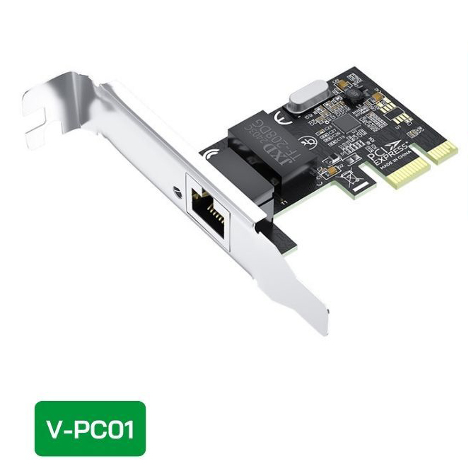 Card mạng PCI-E Lan Ethernet RJ45 VegGieg V-PC01