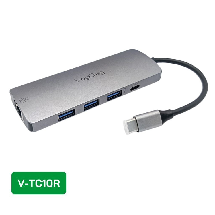 Hub chuyển đổi Type-C 10in1 - V-TC10R