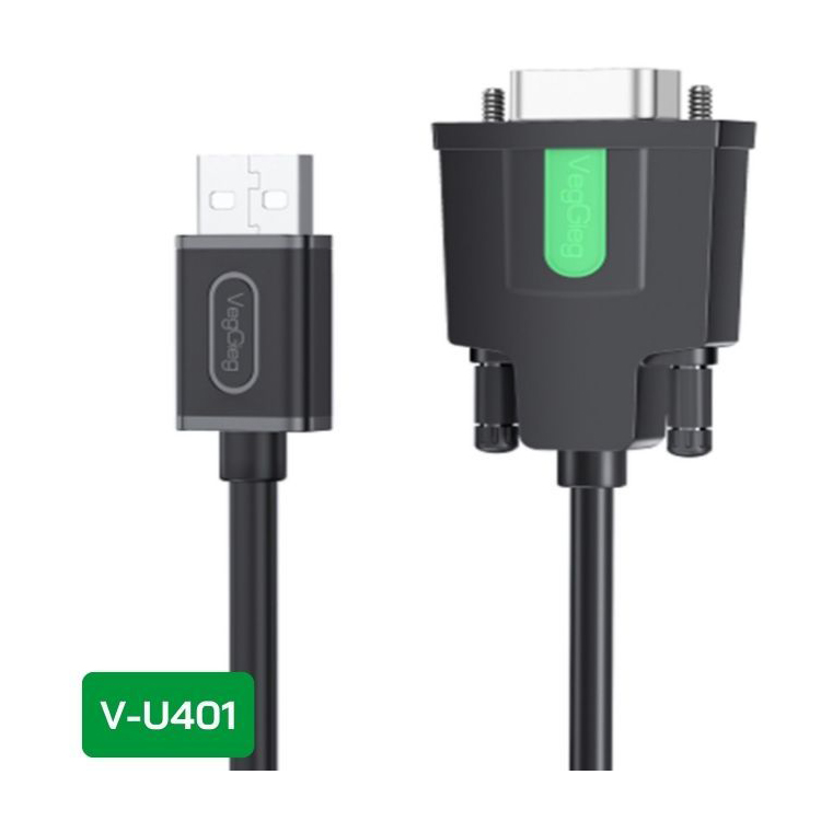 Cáp chuyển đổi VegGieg USB sang COM(RS232) V-U401