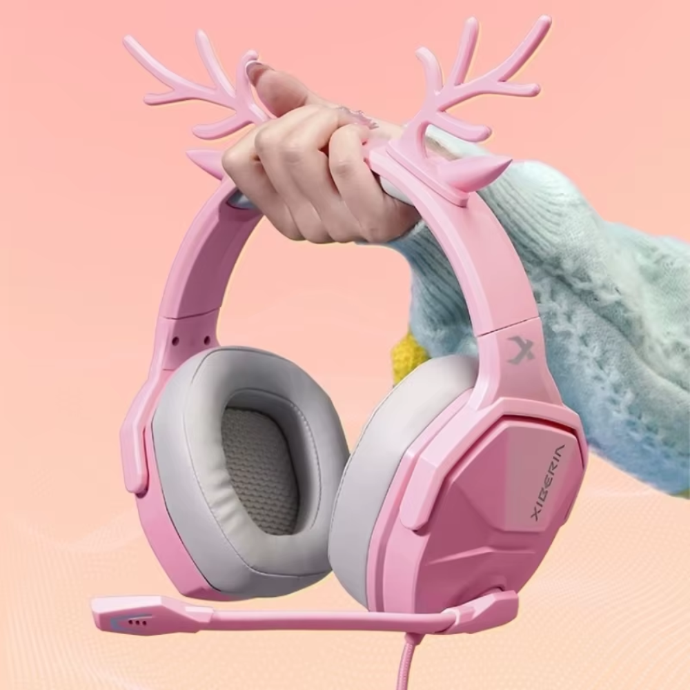Tai nghe gaming Xiberia V13U Pink Âm Thanh Vòm 7.1