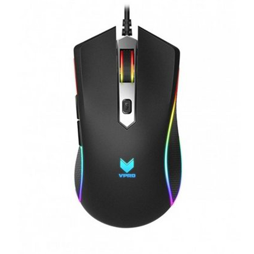 Chuột quang chơi game có dây Rapoo V280 màu đen