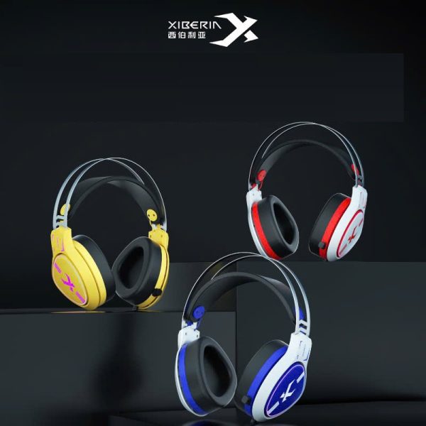 Tai nghe gaming Xiberia V30 yellow Virtual 7.1