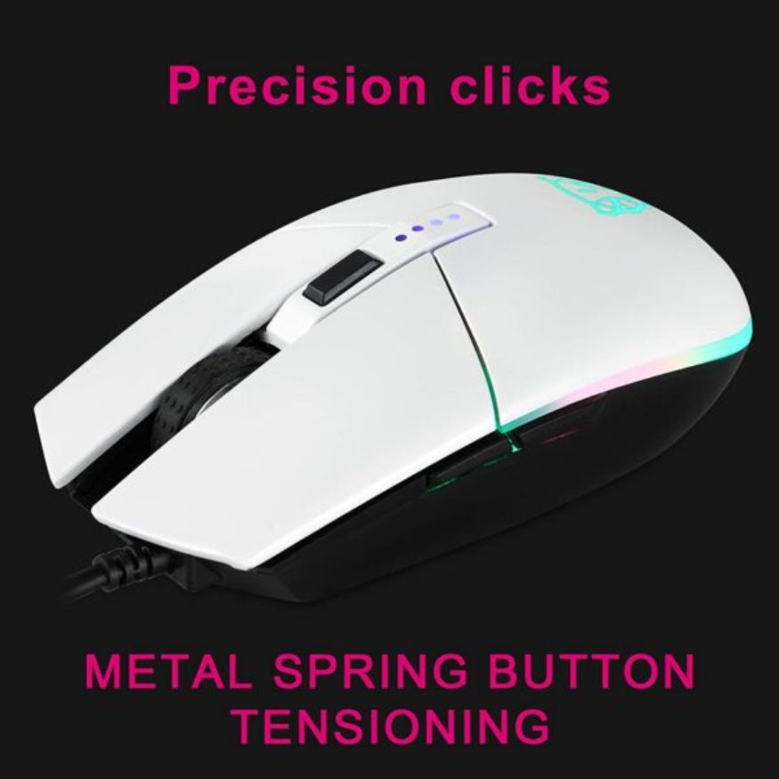 Chuột Gaming Motospeed V50 Wired White