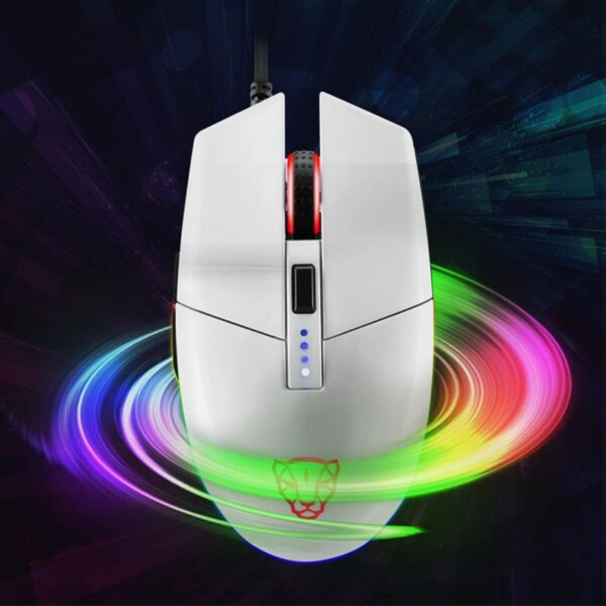 Chuột Gaming Motospeed V50 Wired White