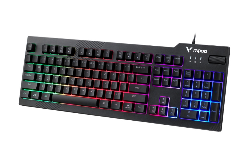 Bàn phím gaming có dây Rapoo V50S màu đen