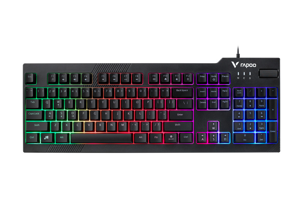 Bàn phím gaming có dây Rapoo V50S màu đen
