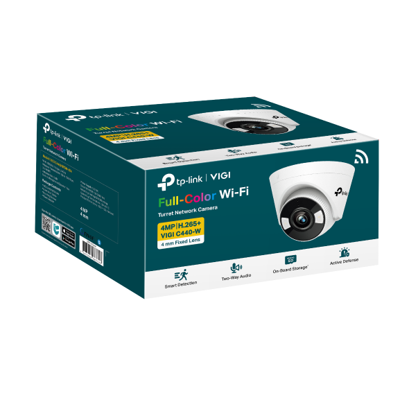 Camera WiFi TP-Link Turret Full Color 4MP VIGI C440-W (4mm)