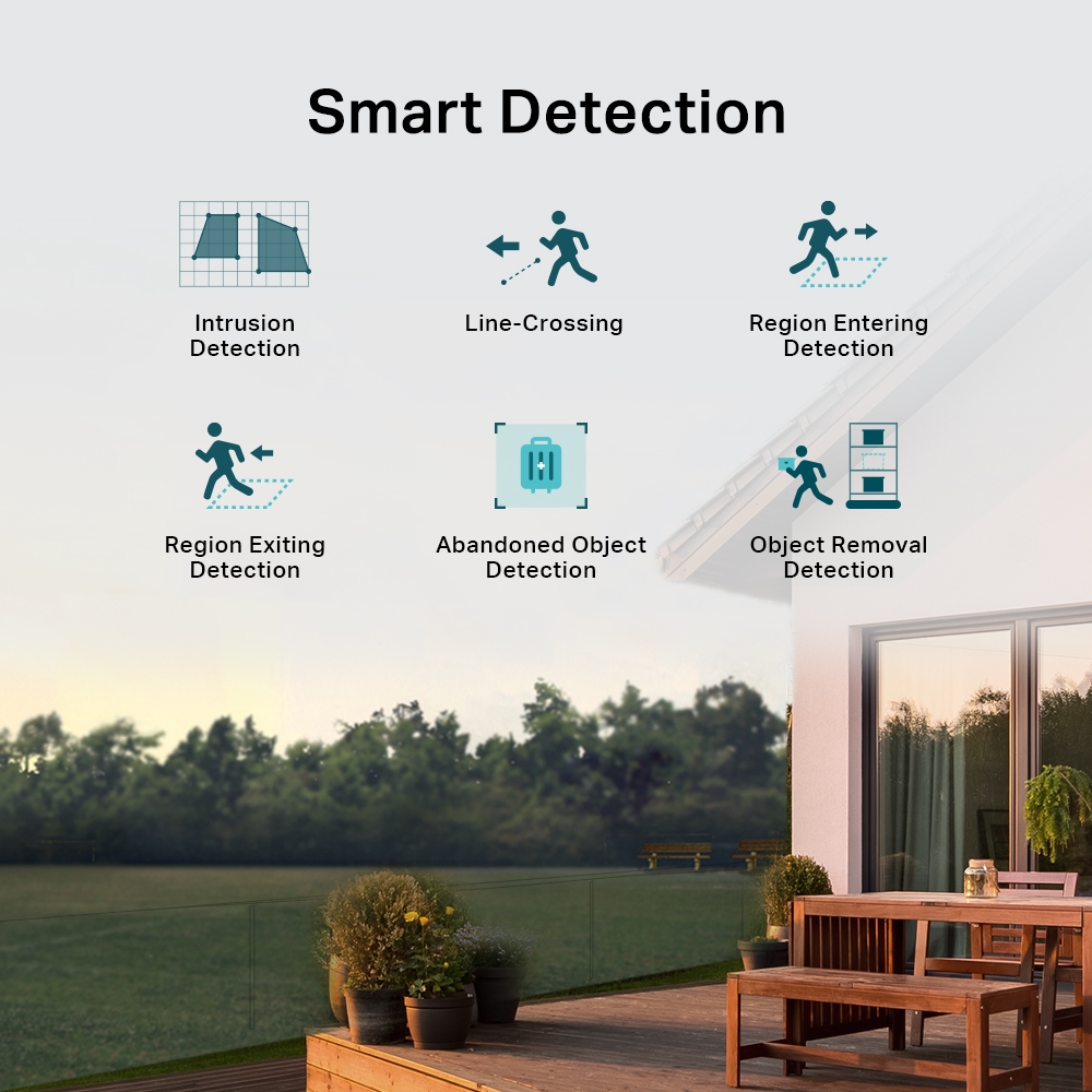 Camera IP TP-Link xoay nghiêng, đa tiêu cự, ống kính kép, Full-Color, ngoài trời 4MP VIGI C540V