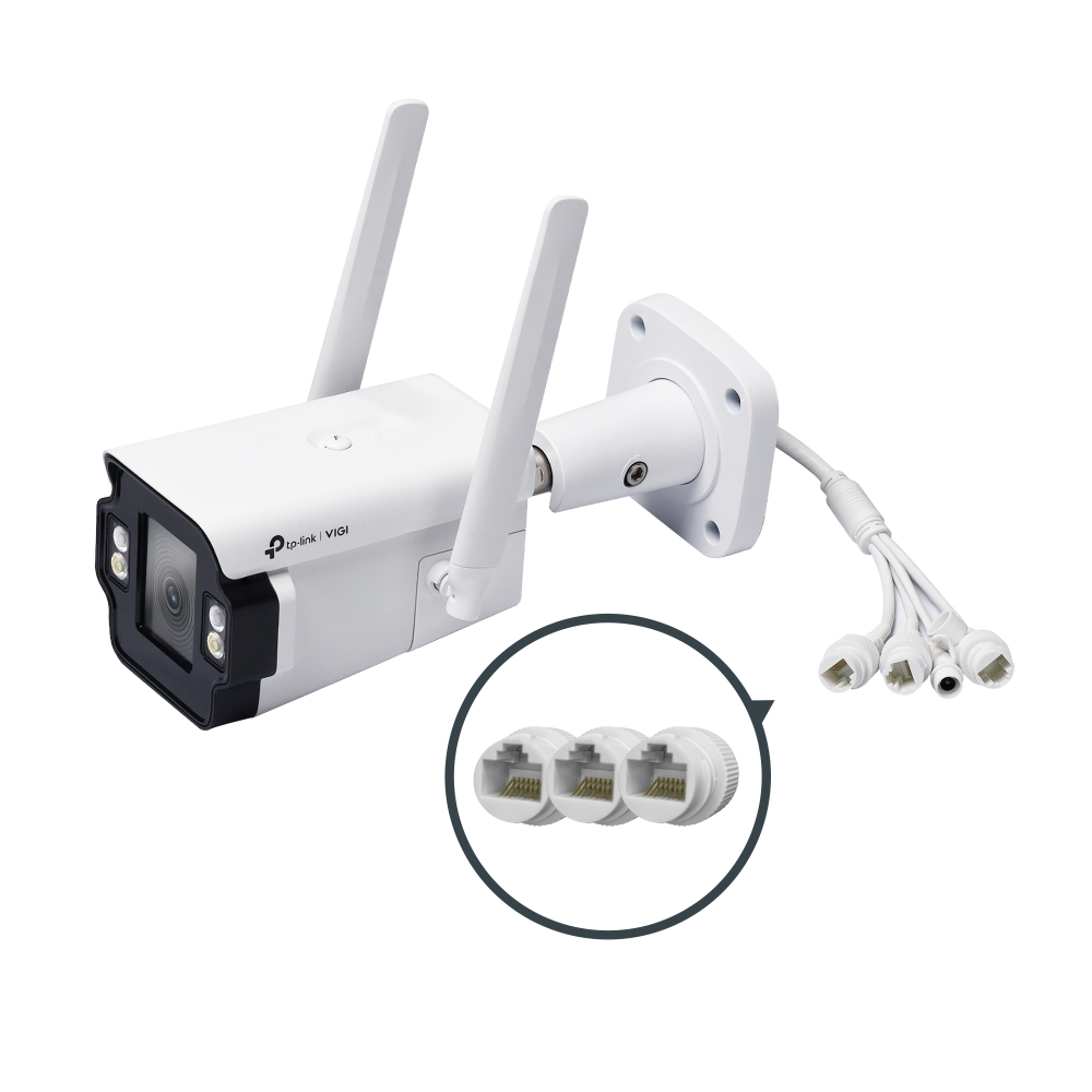 Camera IP TP-Link Bullet Ngoài Trời 4G Màu Ban Đêm VIGI 4MP InSight S345-4G