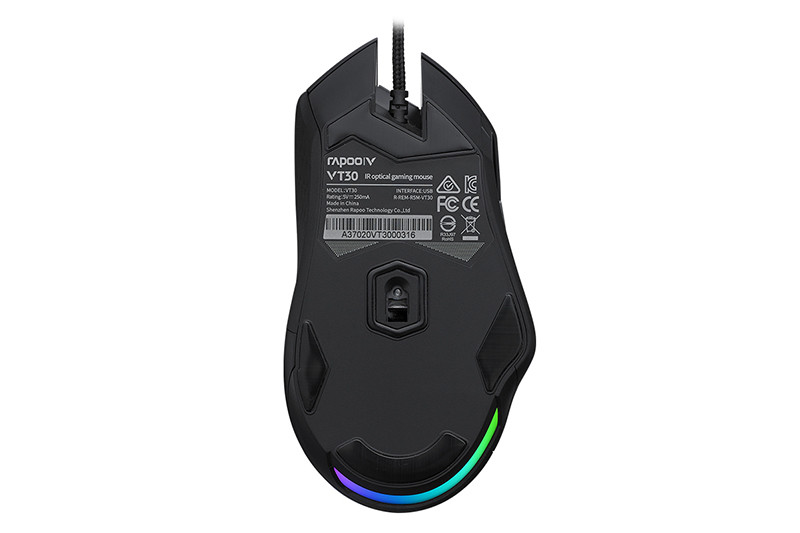 Chuột quang chơi game Rapoo VT30 màu đen