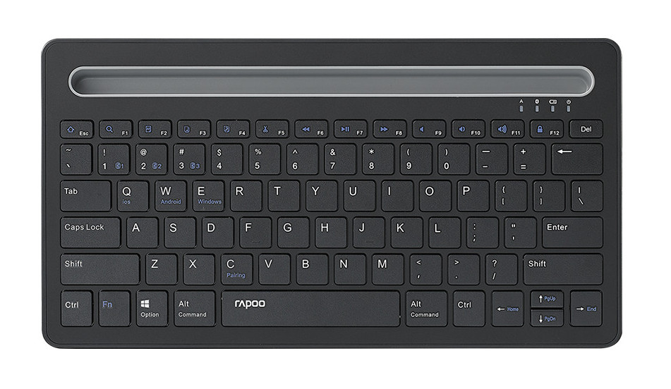 Bàn phím cảm ứng Bluetooth Rapoo XK100 màu đen