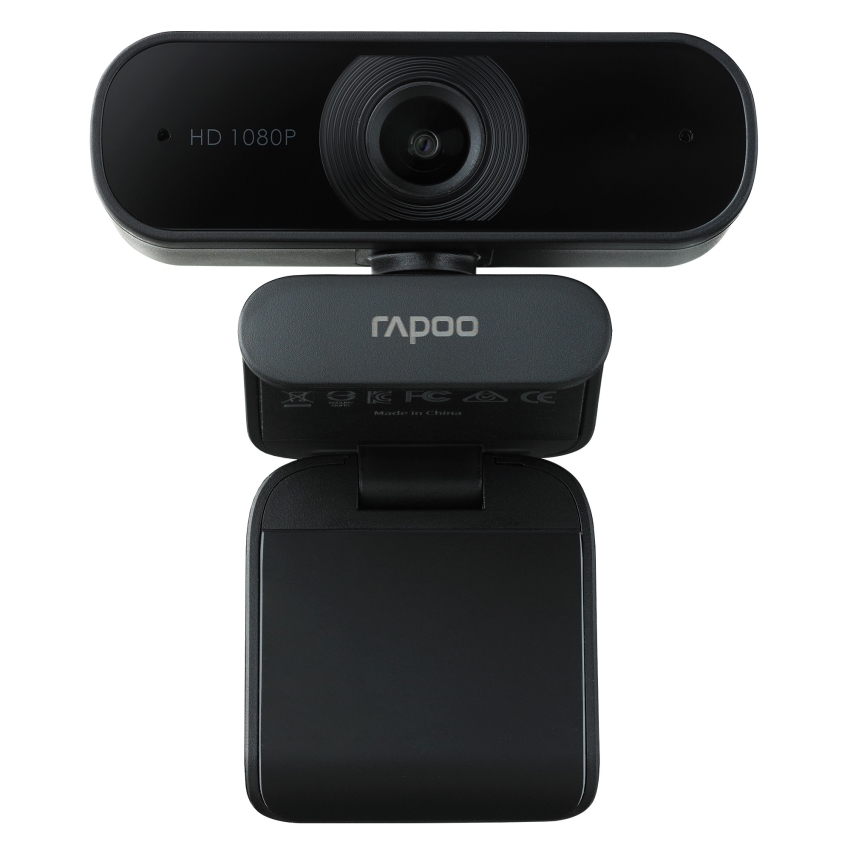 Webcamera của máy tính Rapoo XW180 màu đen